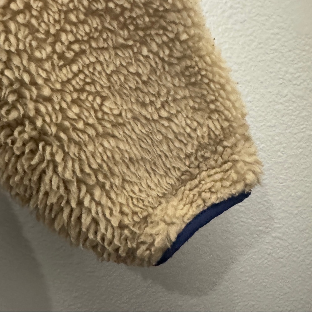 Patagonia Vintage Deep Pile Fleece Oatmeal Size XL - Picture 4 of 10